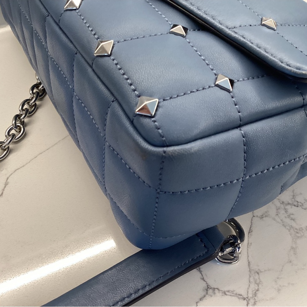 Michael Kors Large ‘Soho’ Studded, Quilted Bag Leather with - Picture 9 of 16